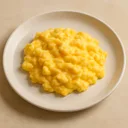 Scrambled eggs on toast