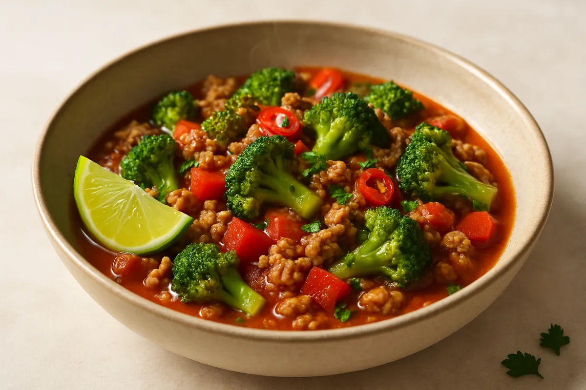 Spiced Turkey & Broccoli Comfort Pot