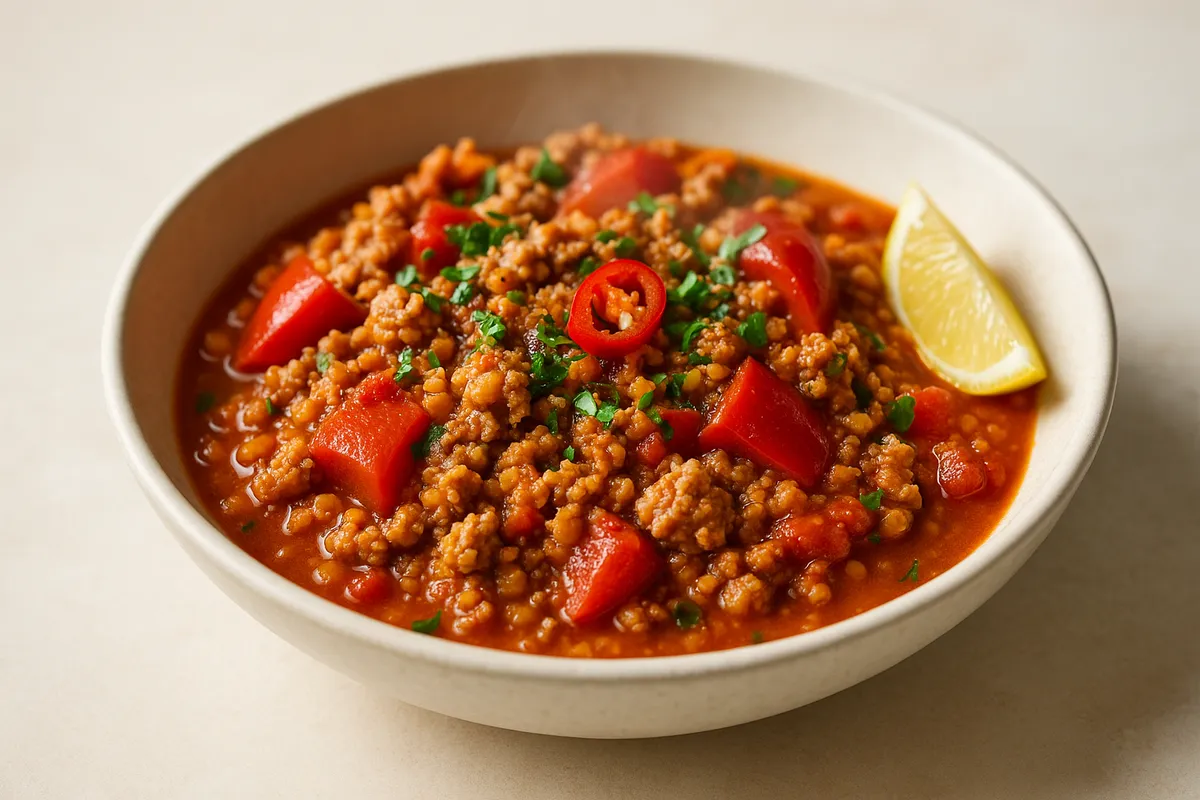 Turkey, Red Lentil & Pepper Pot
